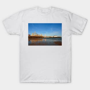 Clacton On Sea Pier And Beach Essex UK T-Shirt